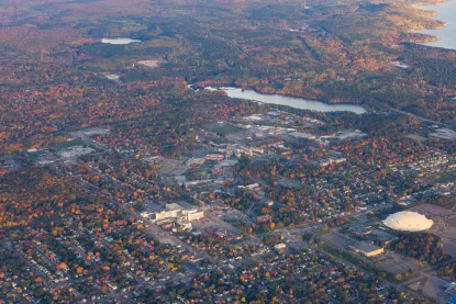 Aerial view of Marquette